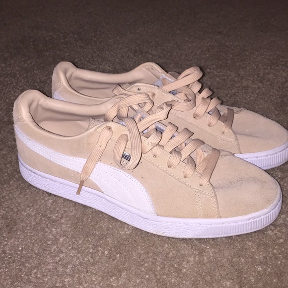 tan puma shoes